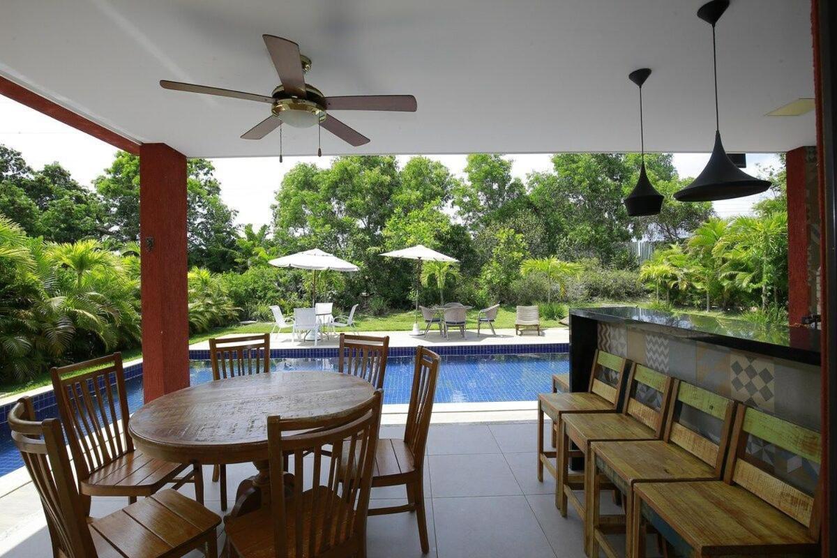 Casa Temporada - 4 Suites - Condominio Luxo - Piscina Extraordinaria - Praia De Itacimirim-Ba กามาซารี ภายนอก รูปภาพ